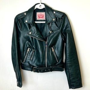 Levi’s Faux Leather Jacket | Size S